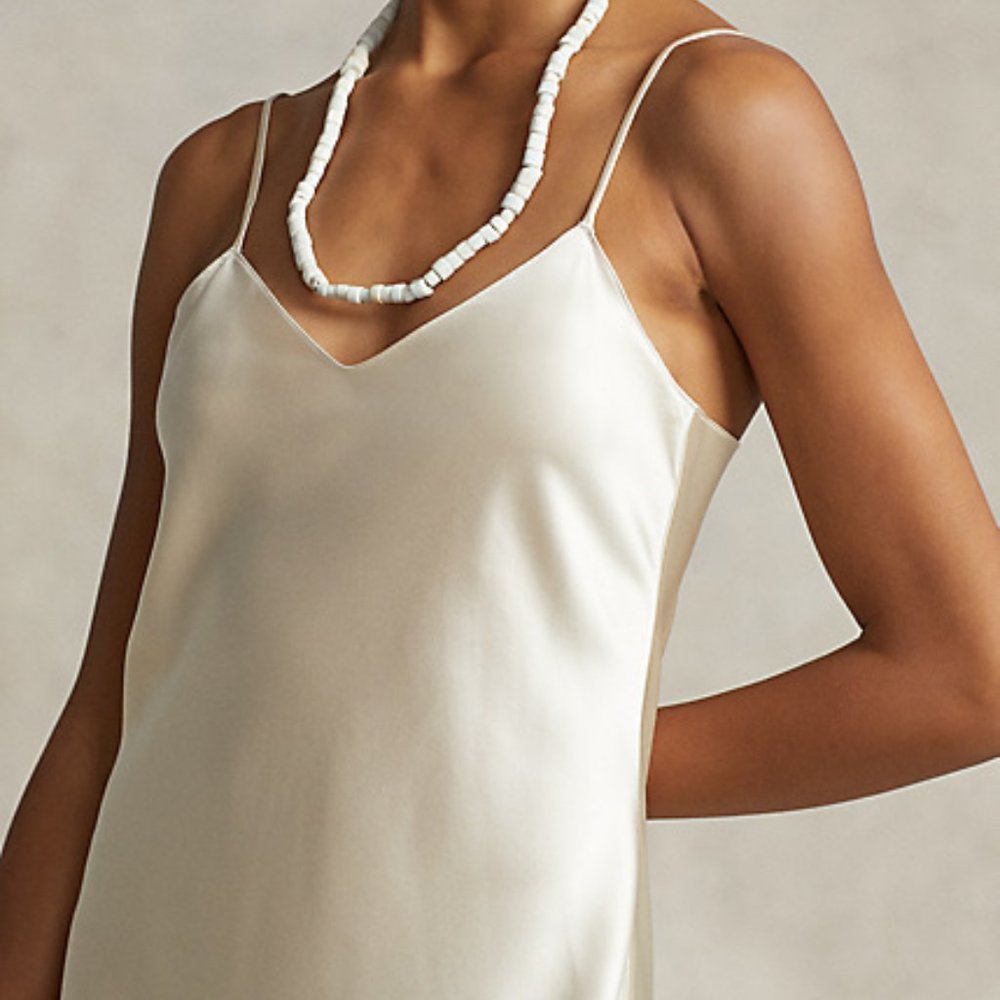 NWT Satin maxi slip Dress